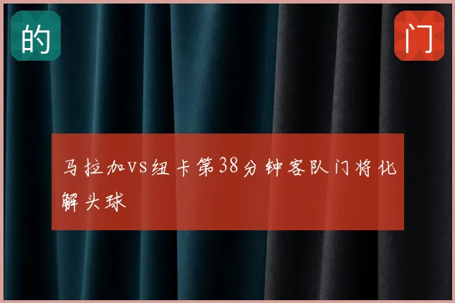 马拉加vs纽卡第38分钟客队门将化解头球